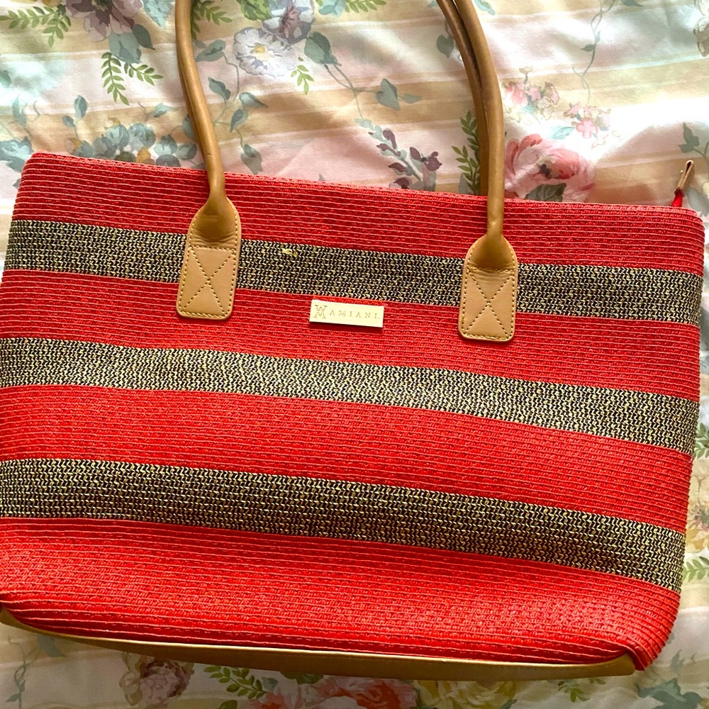 Orange vacation bag
